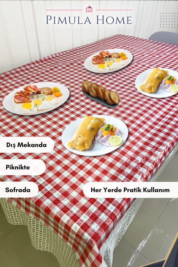 10 adet 100 x 120 cm Kullan At Masa Örtüsü Su Geçirmez aktivite örtüsü - Ser-at Sofra 1 Rulo - 6