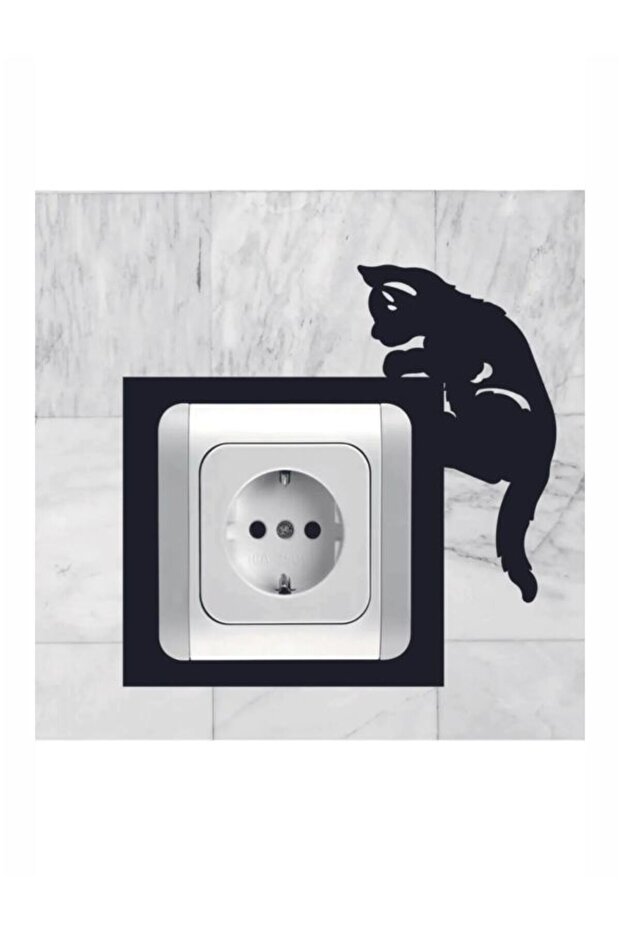 Cat Patterned Decorative Socket Frame - 1