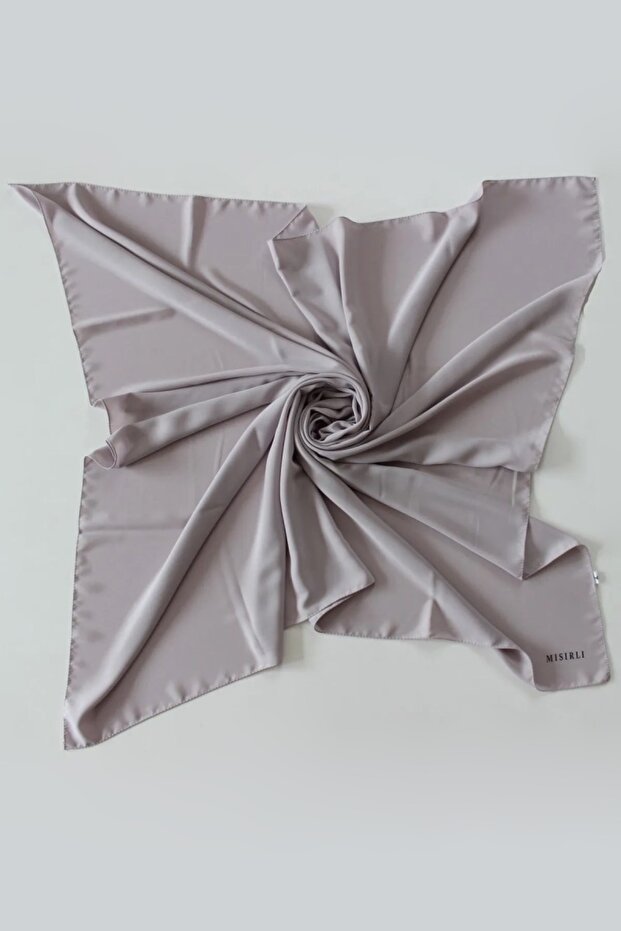 110X110 Medina Silk Scarf - Ice Gray