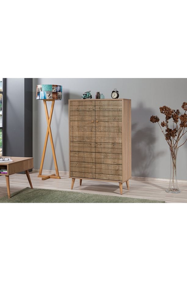Multibox Natural Dolap Ahşap Ayak - 1