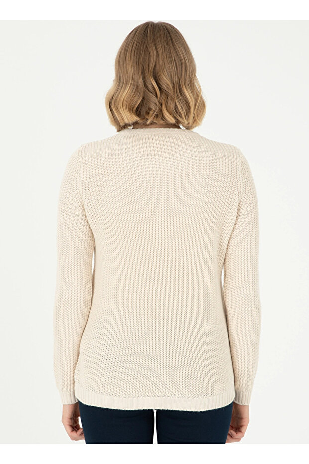 U.S. Polo Assn. Kadın Bisiklet Regular Fit Kazak DART DMLS - 5