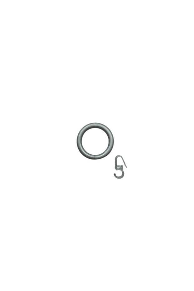Rustic Curtain Ring&Clip 10Pcs.