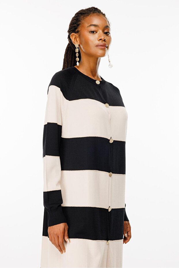 Triko Hırka SİYAH TAŞ - 4