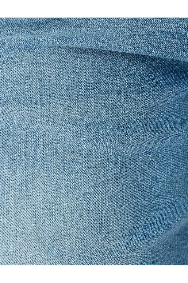 Slim Fit Kot Şort Bermuda Cep Detaylı Pamuklu - 6