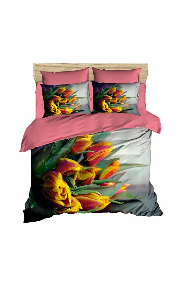 Tulip Harness 3D Digital Double Duvet Cover Set