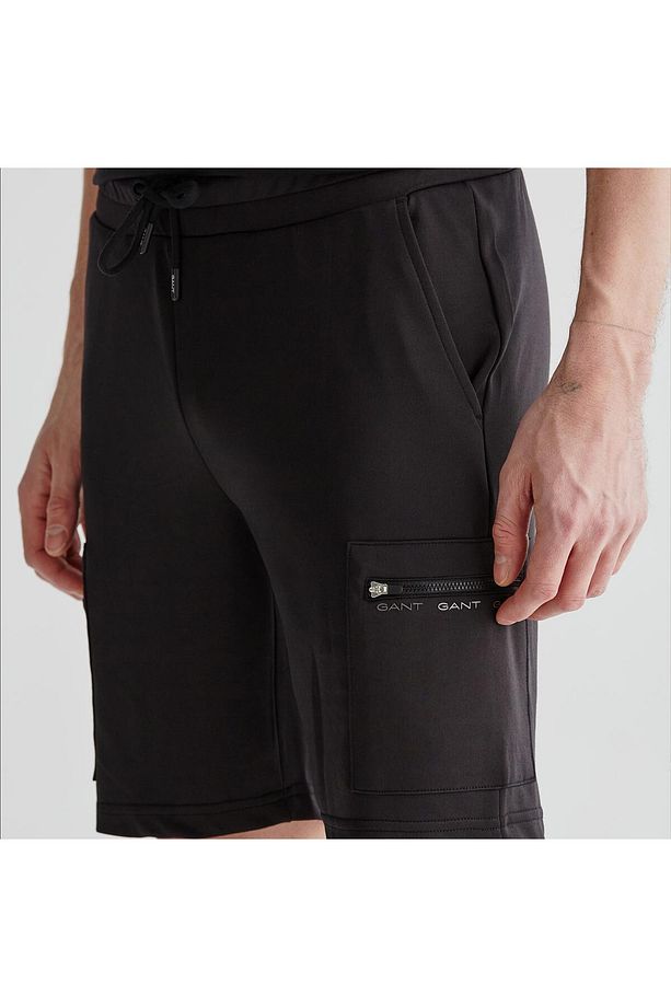 Erkek Siyah Regular Fit Şort - 4