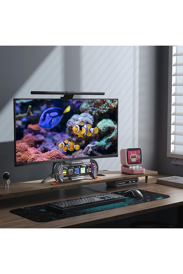 Ditoo Pro Mavi Bluetooth Hoparlör Ve Times Gate Dijital Led Ekran Seti - 4