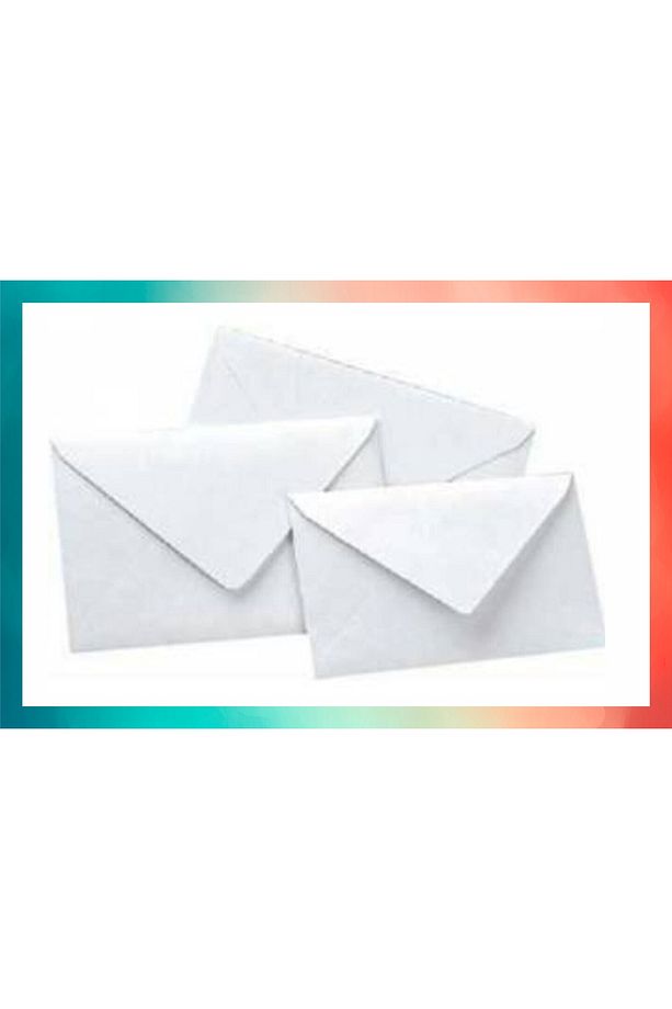 Doğan Düğün Atkı Zarfı, Para Zarfı, Beyaz 1. Hamur Davetiye Zarfı, Ölçüsü: 12x18cm. 1.000 Adet - 3