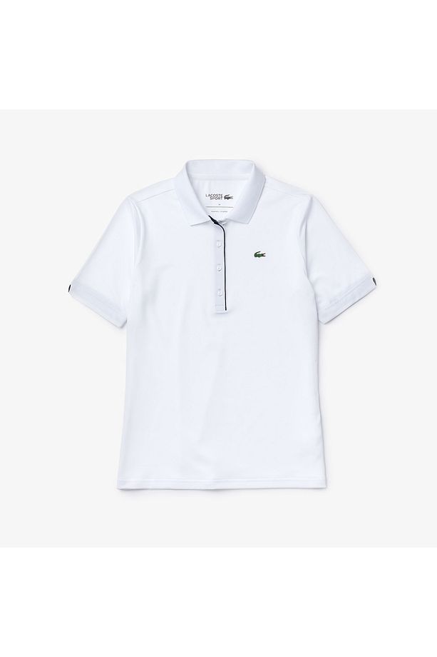 Kadın Slim Fit Beyaz Polo - 4