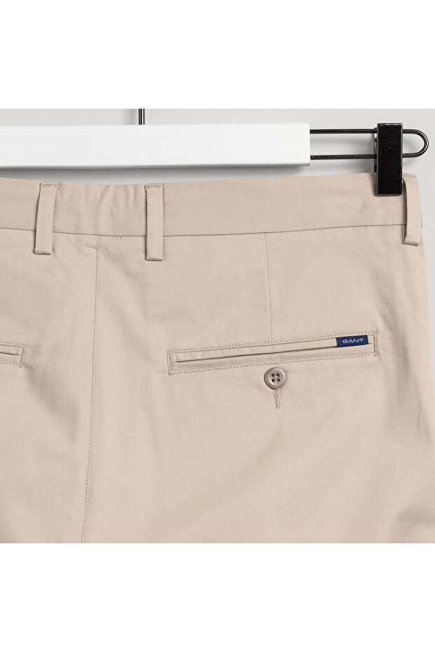 Erkek Bej Slim Fit Şort - 3