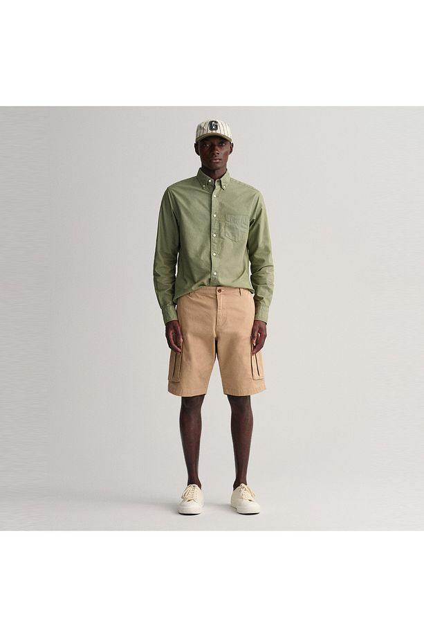 Erkek Bej Relaxed Fit Şort - 1