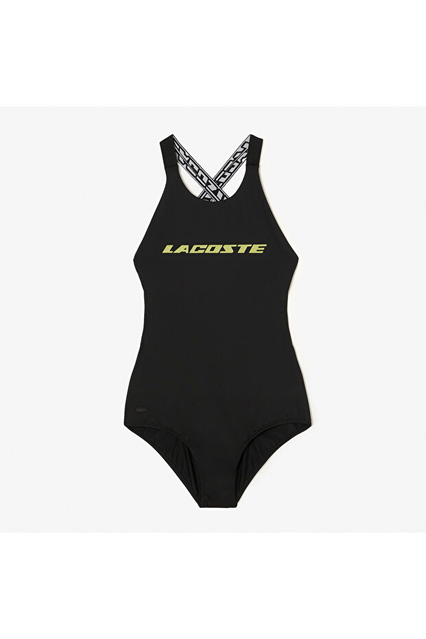 Kadın Baskılı Siyah Mayo - 4