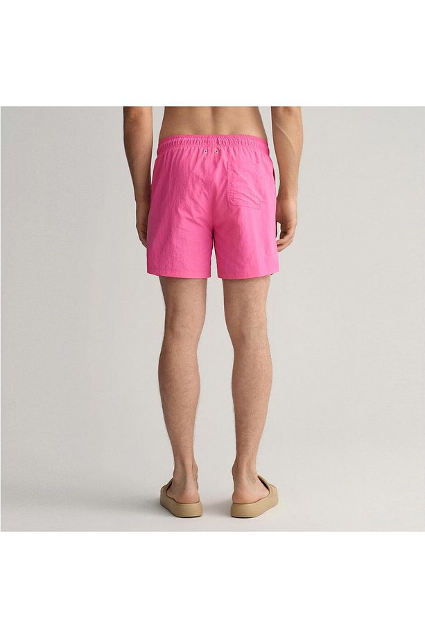 Erkek Pembe Classic Fit Mayo Şort - 2