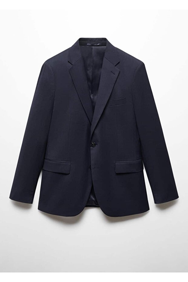 Comfort Strech kumaş dar kesim blazer ceket - 3