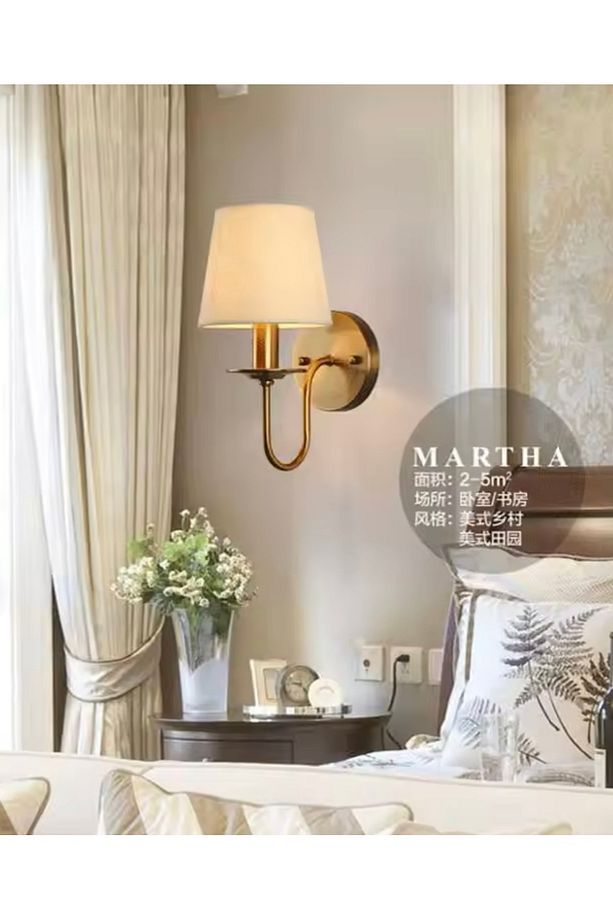 Modern Busto Pilli Aplik Eskitme Gold Sarı Krem Abajur Tak Çalıştır Kablosuz Pilli Aplik - 4