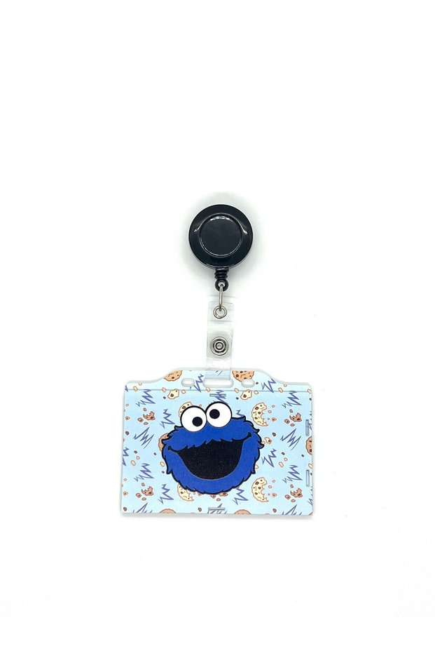 Puppet Neighborhood Cookie Monster Themed Horizontal Card Holder Card Protector