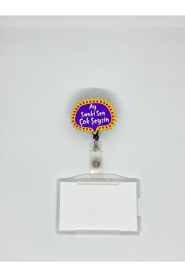 It's Like The Moon, You Are Many Things Themed Yoyo Card Holder Yoyo Badge Holder