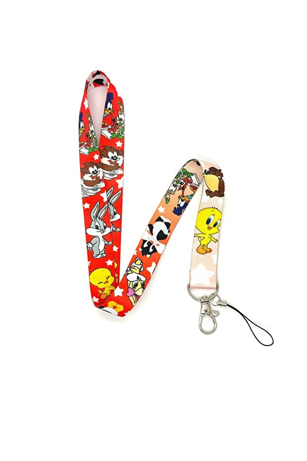 Puppy Characters Themed Neck Lanyard Card Strap Phone Strap