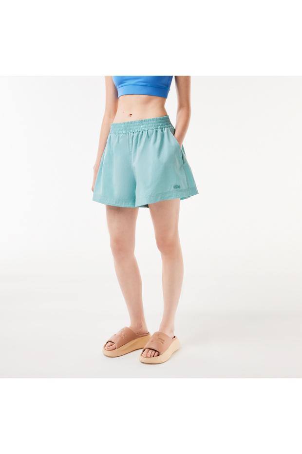 Kadın Açık Mavi Bermuda - 2
