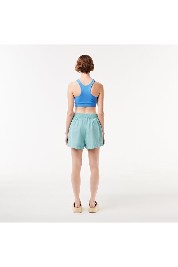 Kadın Açık Mavi Bermuda - 3