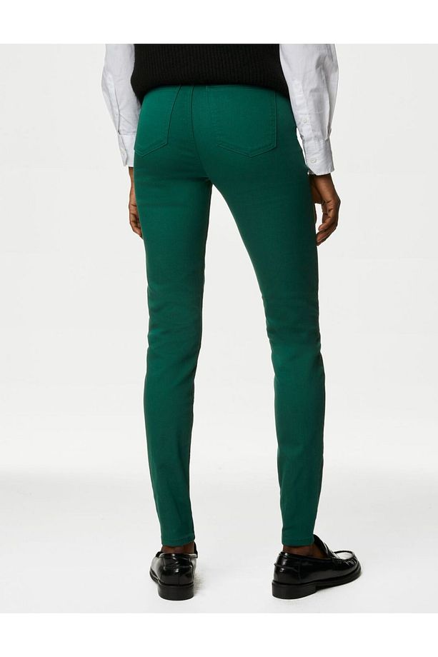 Yüksek Bel Jegging Jean Pantolon - 4