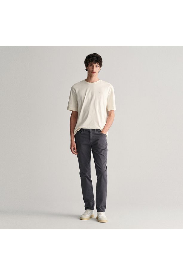 Erkek Gri Slim Fit Jean - 2