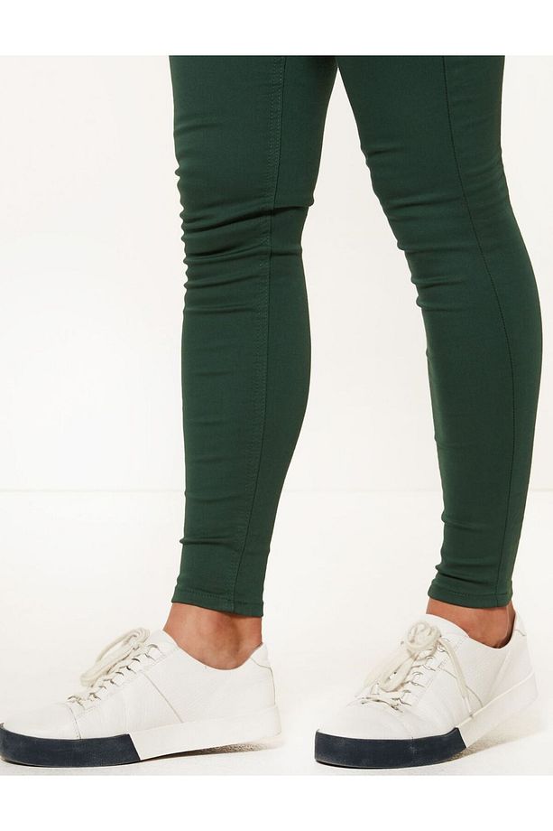 Yüksek Bel Jegging Jean Pantolon - 3