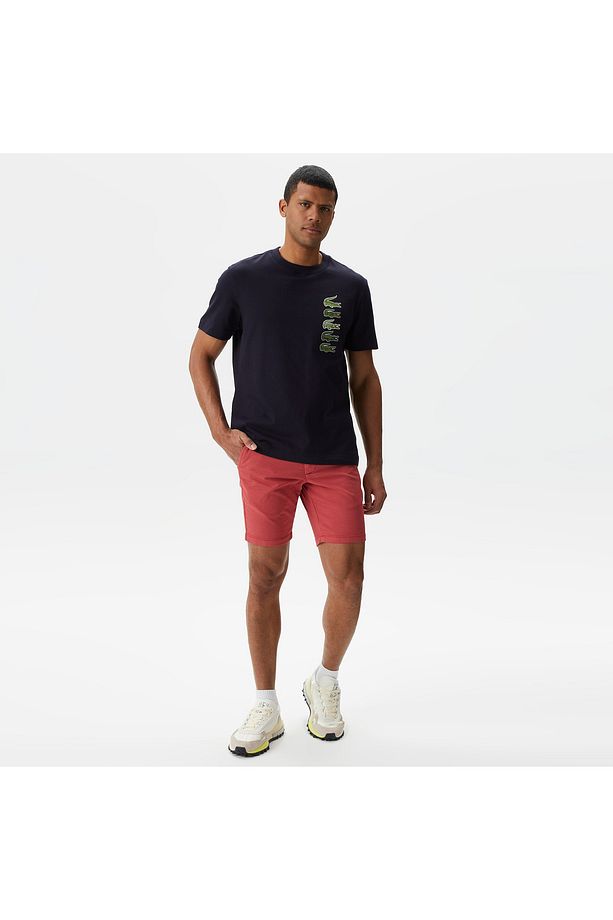 Erkek Regular Fit Pembe Bermuda Şort - 1
