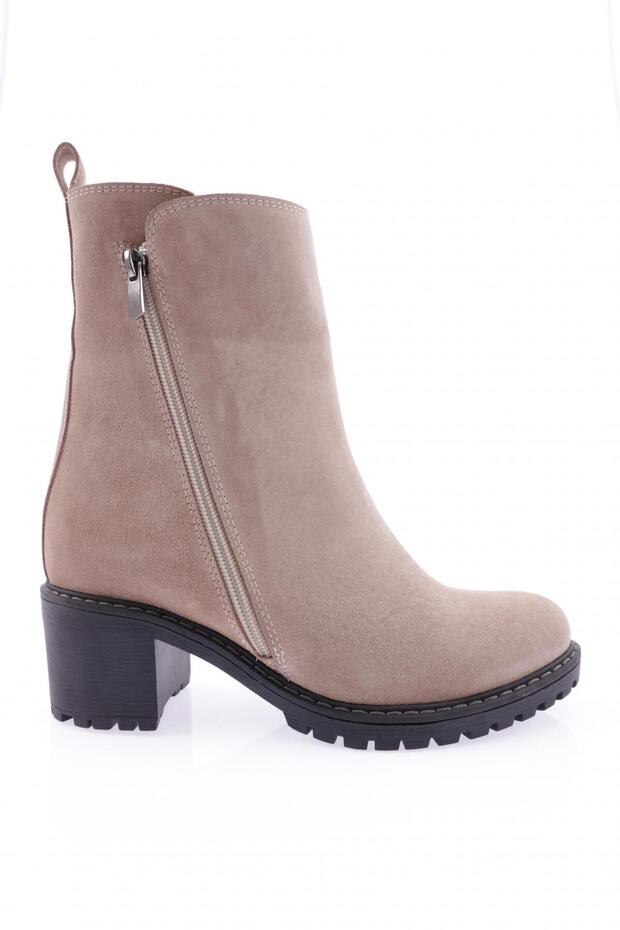2220-771-22K Women's Boots Mink Suede Genuine Leather