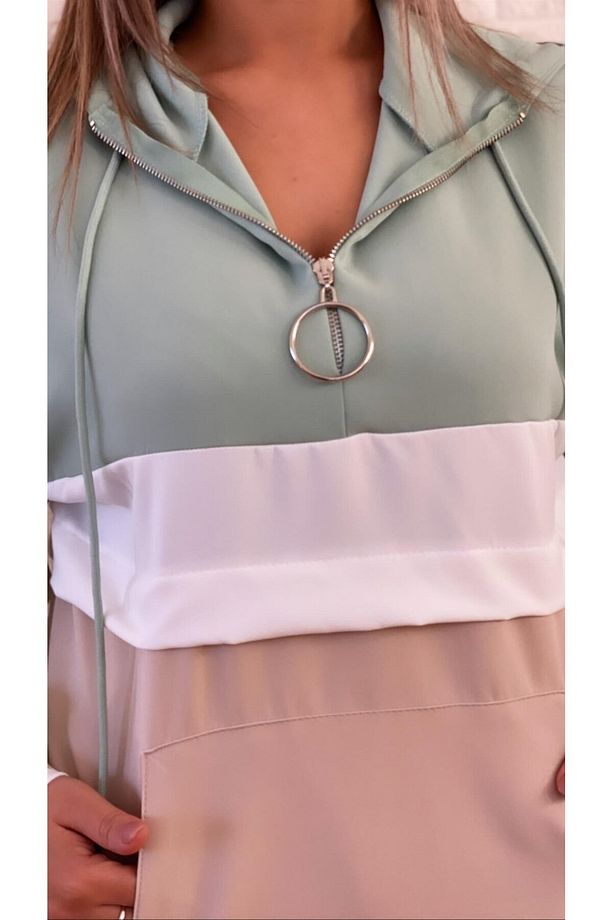 Kanguru Cep Eşofman Takımı Soft Mint - 3
