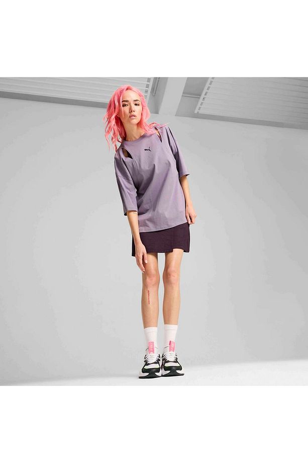 DARE TO Oversized Cutout Tee - 3