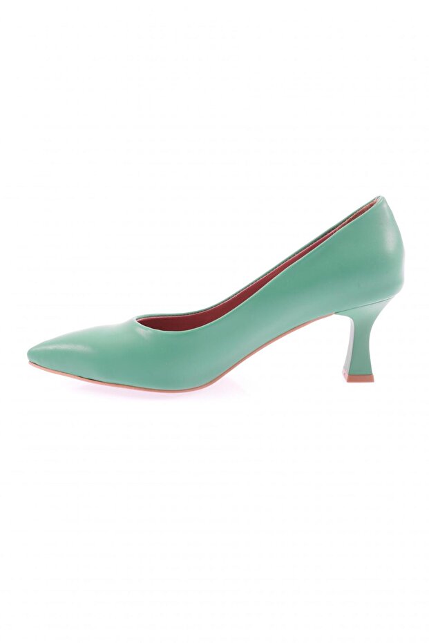 320 Sivri Burun Parmak Dekolteli Uzun Topuklu Ayakkabı - 3