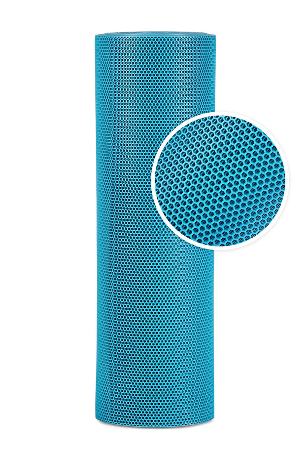 Non-Slip Turquoise Honey Honeycomb Mat Width: 90cm