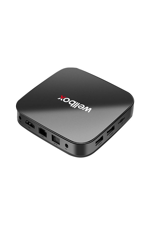 WELLBOX MAX2X Android TV BOX Wi-Fi Bluetooth HDMI Uydu Alıcısı - 2