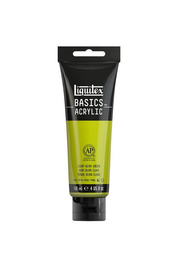 Basics Acrylic 118ml Akrilik Boya Light Olive Green 218 - 1