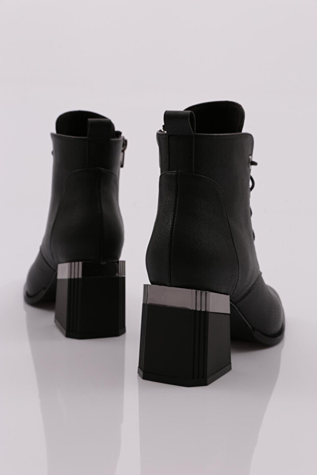 Kadın Topuklu Bot Siyah 71521033 - 3