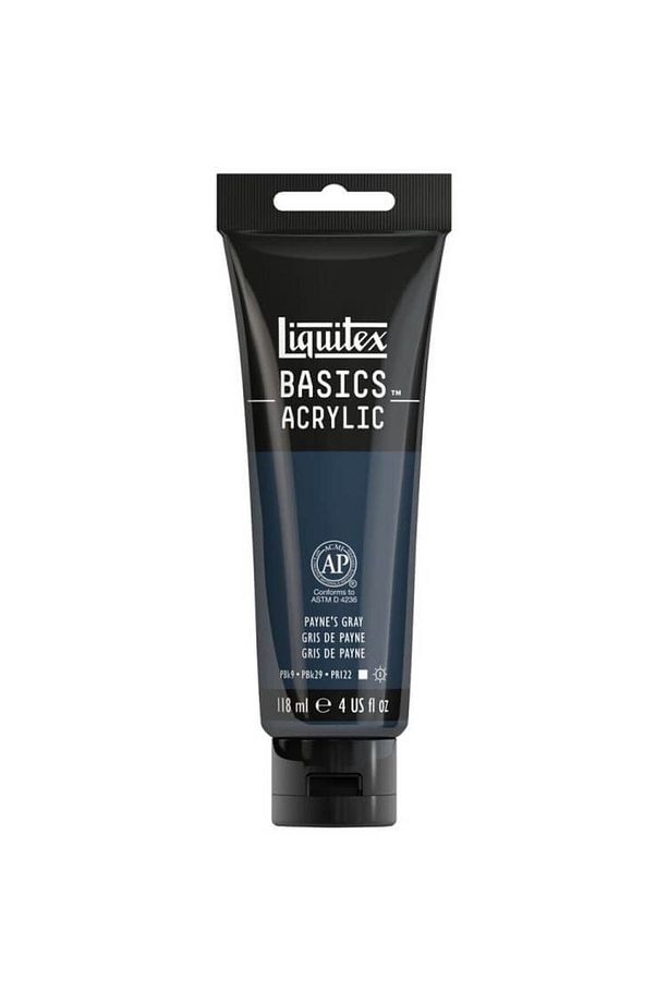 Basics Acrylic 118ml Akrilik Boya Payne's Grey 310 - 1