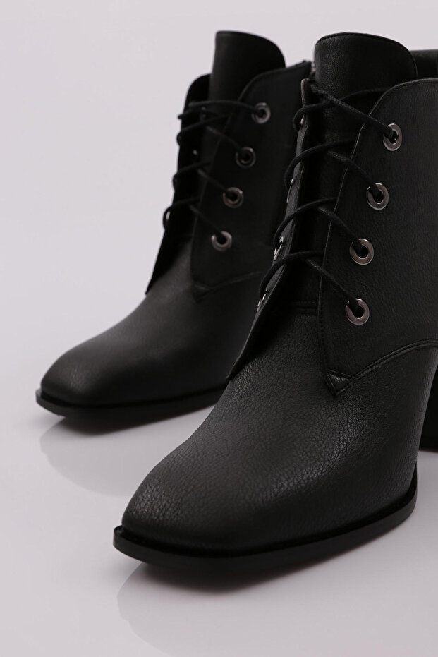 Kadın Topuklu Bot Siyah 71521033 - 4