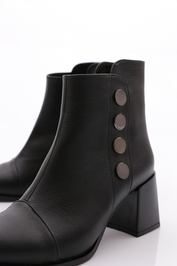 Kadın Topuklu Bot Siyah 283621033 - 4