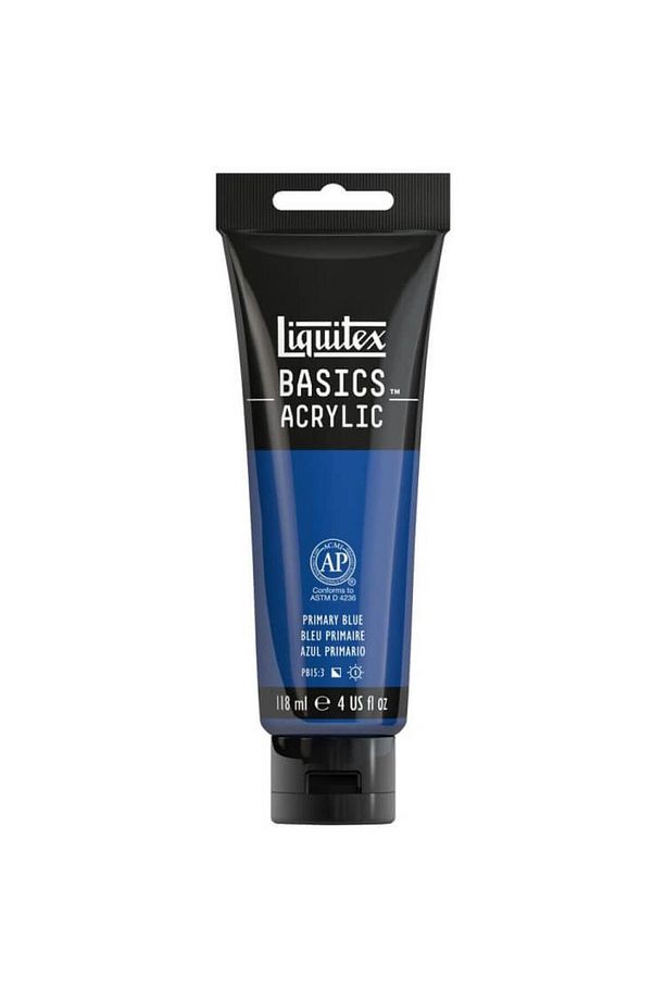 Basics Acrylic 118ml Akrilik Boya Primary Blue 420 - 1