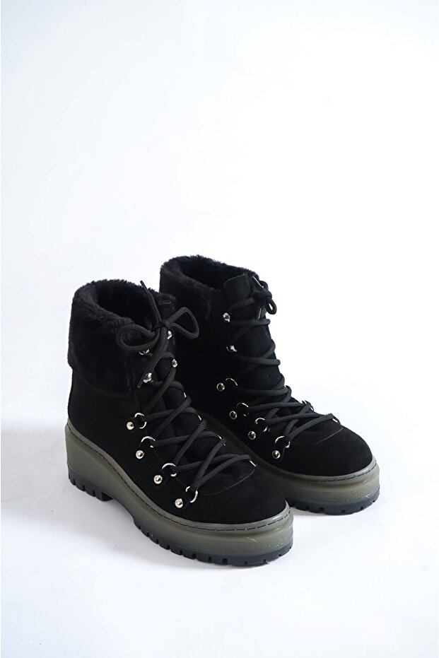 Kadın Süet Bot 77121 - 5