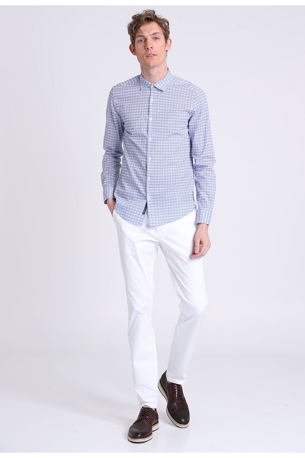 Seı Erkek Smart Gömlek Slim Fit Sax - 1