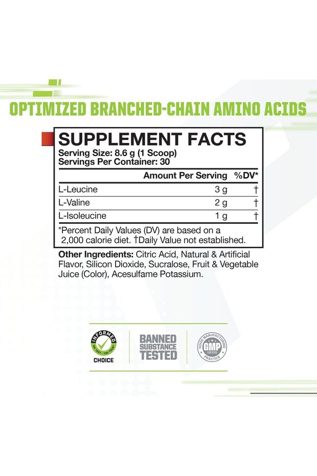 Musclepharm Mp Essentials Bcaa 30 Service - 3
