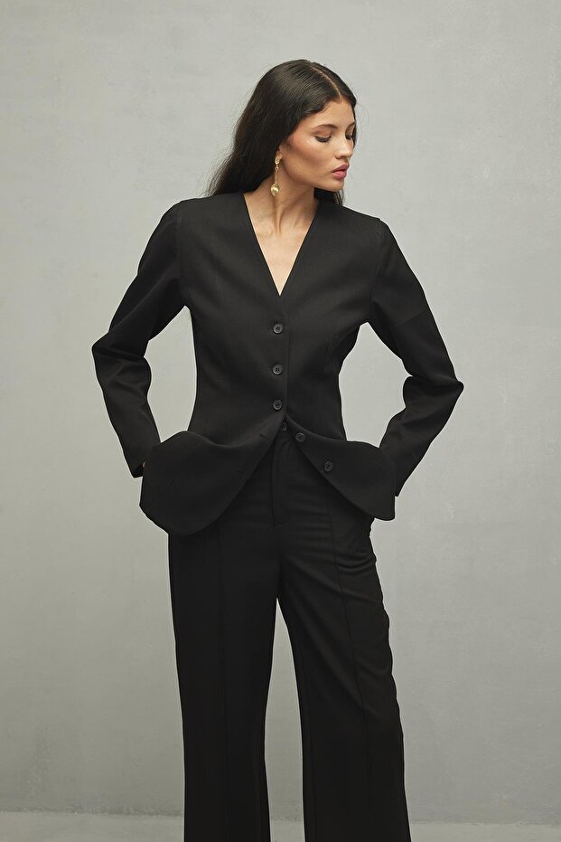 Pensli Ceket Siyah - 1