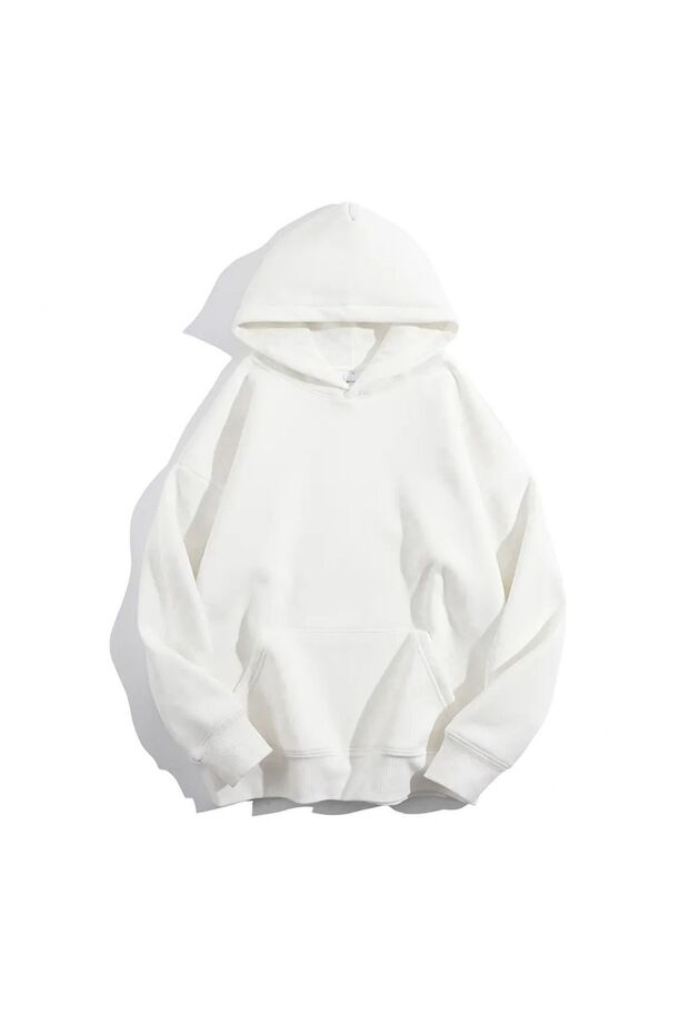 Plain Oversize Hooded Sweatshirt Hodie