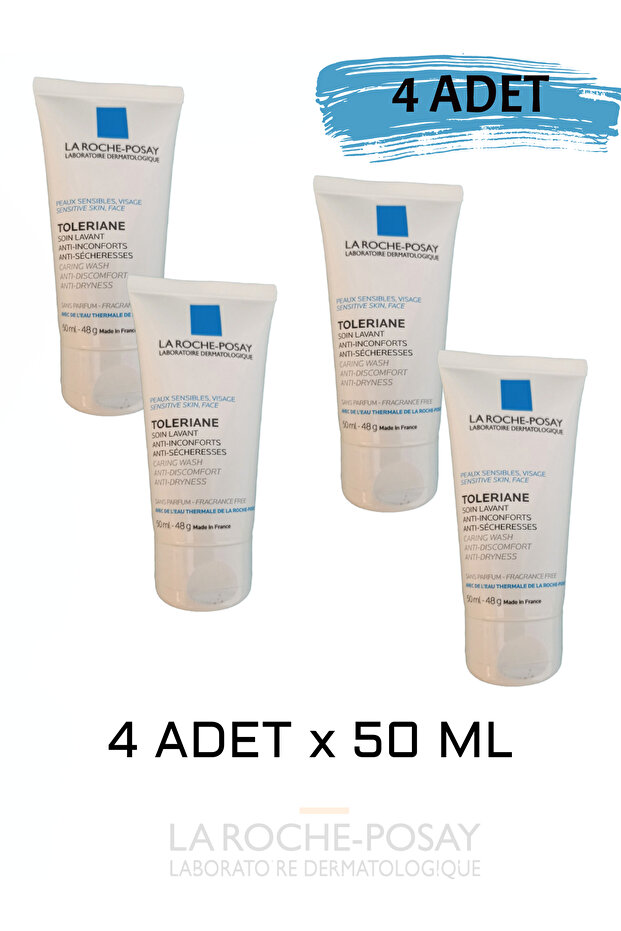 Toleriane Caring Wash 50 ml (4 Pieces) Total 200 ml