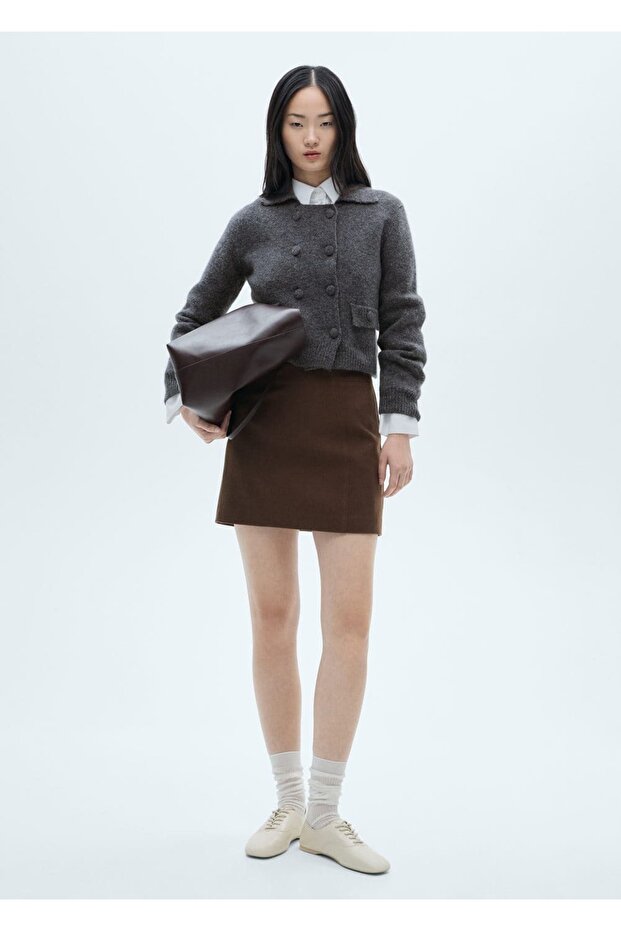 Kruvaze Triko Ceket - 2