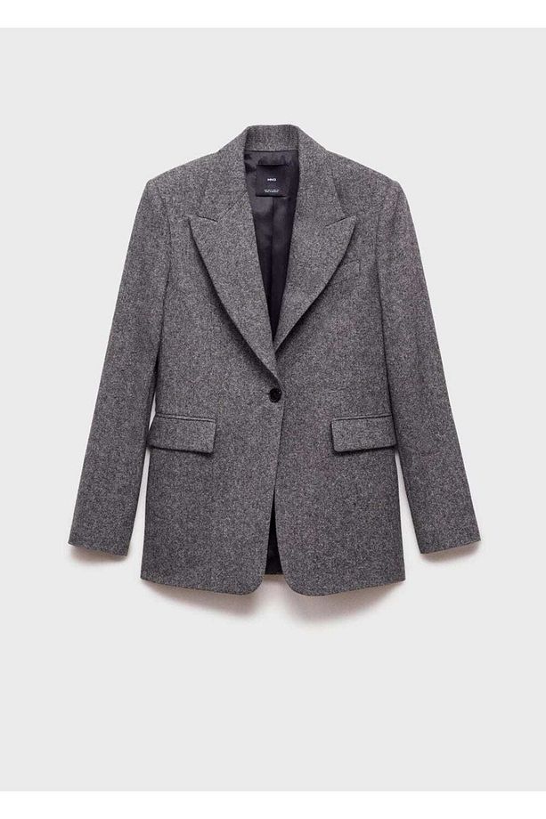 Kırçıllı yün blazer ceket - 3