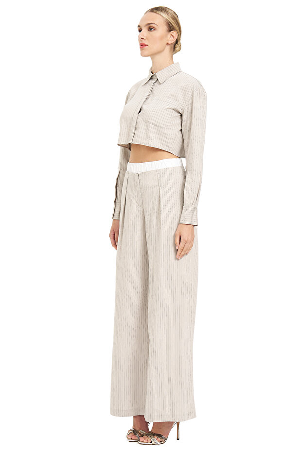 Tek Cepli Crop Gömlek - 3