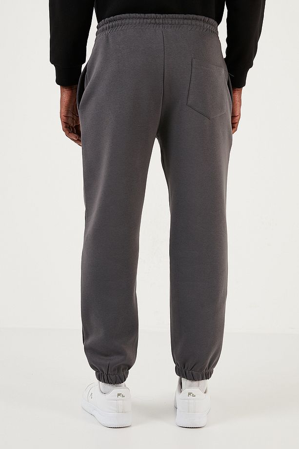Pamuklu Regular Fit Normal Bel Lastikli Paça Cepli Eşofman Altı Erkek EŞOFMAN ALTI 59080153W - 7